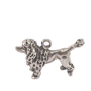 Poodle Standard Poodle Charm Sterling Silver Vintage, Dog Lover Gift